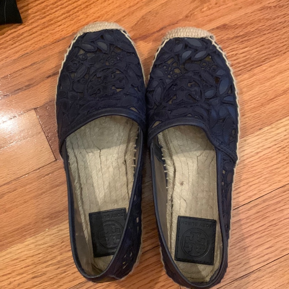 Blue Tory Burch Espadrilles